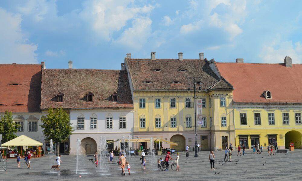 las casa con ojos de Sibiu
