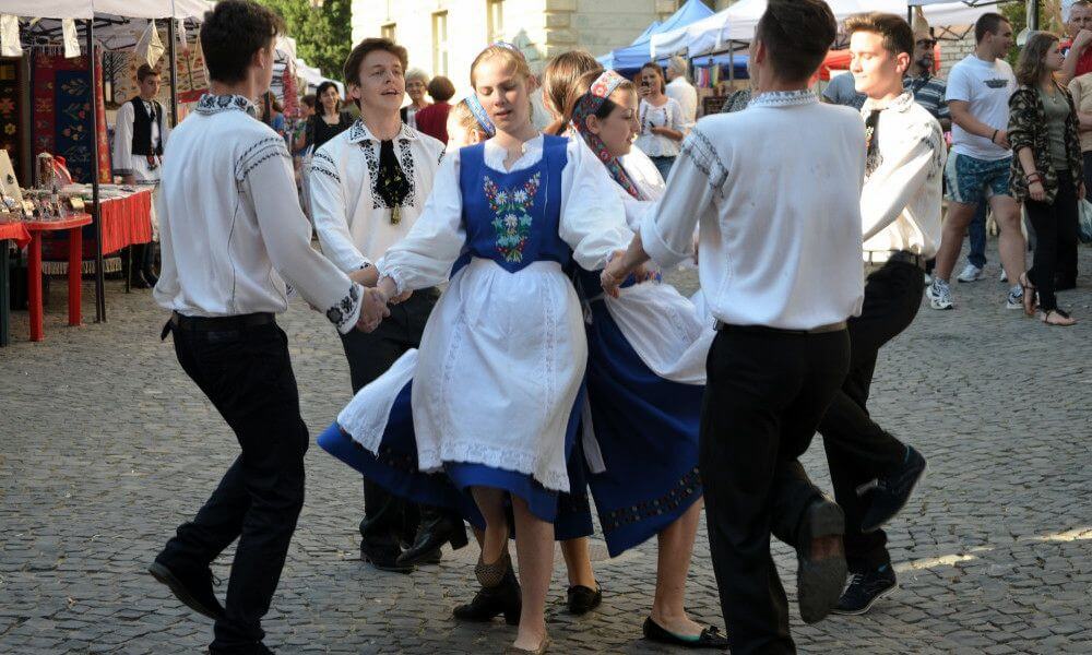 bailes alemanes en Sighisoara