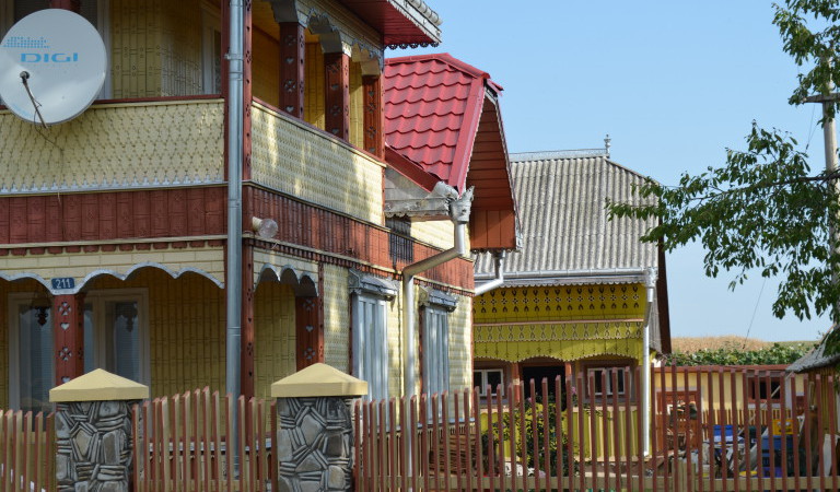 casas tipicas en Bucovina